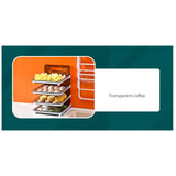 Wall Mounted Food Sorting Tray 4 Layers Storage Tray Collapsible Side Dish Stacking Storage for V1294-YM0626-3118220317513