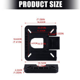 Simple Install ABS Plastic Boat Seat Base With Quick Disconnect Function For Pontoon And Fishing V1192-AZ-W-23618