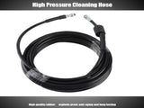 8M 5800PSI High Pressure Cleaning Cleaner Car Washing Replacement Hose Black Color V1294-YM0901-JY03856