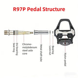 PROMEND bicycle clipless pedals, compatible with SHIMANO SPD-SL system V1188-CE-Y200117