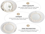 re Boho Cotton Rope Woven Mirror Wall Hanging Decorative Multipurpose Use V1370-AZ4-19618