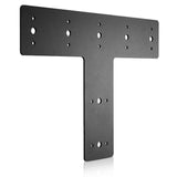 T Shape Steel Flat Bracket with Powder Coating as Mending Plate, Joining Connecting V1192-AZ-W-5217
