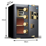 45cm Large Digital Electronic Safe Deposit Safe Security Box Office Home Cash Jewelry V324-ELCSAFE-45