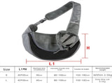 Pink Portable Pet Sling Backpack for Small Dogs and Cats Size S with Breathable Mesh Design V888-ELOSUNG43831
