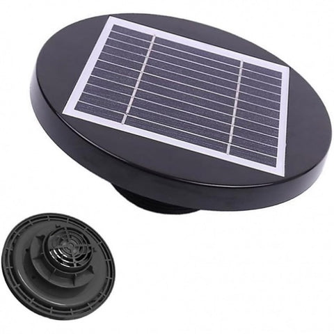 Solar Powered Roof Fan Ventilator Loft Vent for Boat RV Greenhouse Shed Caravan V63-843011