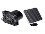 6.5 Inch Solar Powered Exhaust Fan 50W 12V ABS Monocrystalline Silicon Solar Panel Ventilation Fan V1294-YM0901-3111240176711