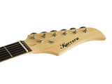 Karrera 39in Electric Guitar Music 4-String Instrument Full Size Sunburst EGP-5W-3TS