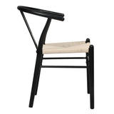 Levede 6x Dining Chairs Wooden Hans Black CH1041-2-BKX3