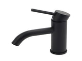 WELS Kitchen Laundry Round Standard Basin Mixer Vanity Sink Faucet Tap Black Set V1233-KRD103B