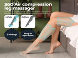 Livemor Electric Leg Foot Massager Air Wrap With Shiatsu Neck Massager Heating MAS-FOOT-NECK-8H-BK