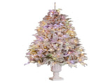Christabelle 2.3m Christmas Tree Potted Alpine Fir with Pre Lit Multi-Colour LED Lights 112_HZPA75