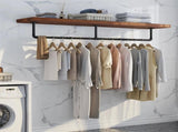 Adjustable Wall-Mounted Clothes Rack V767-JJ-ZZ183
