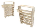 Classroom Deskside Bookshelf Large Capacity 6 Tier Multifunctional Slim Library Reading Storage Rack V1294-YM0901-3116230009311