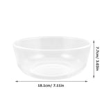 Large Glass Mixing Bowl for Poolside Parties Transparent 1Pcs V1370-AZ4-09595