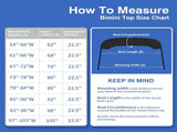 Blue 600D Marine Grade Bimini Top Boot Cover, UVResistant Waterproof Oxford Storage Bag for 34 V1188-MS-901-001-5