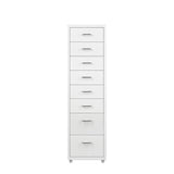 Levede Office Cabinet 8 Drawer Drawers White HO0403-8-WH