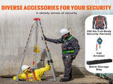 Confined Tripod Kit, 2600 lbs Winch, Confined Tripod 8' Legs and 98' Cable, Confined V952-DJPJYSJJ2600T2F4PV0