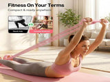 Multifunction Pedal Resistance Band, Home Exercise Equipment for Full Body Workout, Yoga, V1366-AZ2-W-11632