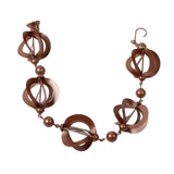 Hanging Rain Chain Metal Decorative Rotating Hollow Rain Chain for Garden Courtyard V1294-YM0710-3111230296511
