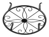 Wrought Iron Plant Stand Flower Pot Holder Stand Indoor Outdoor Display Rack Room Decor V1294-YM0721-3115210017411