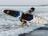 Inflatable vertical paddle set for water sports and surfing-including air pump, paddle, rope, V1102-HYJB001
