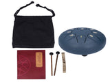 6in 8 Tones Tongue Drum with Mallets Music Book Musical Percussion Instruments for Meditation V1294-YM0714-3117210189211