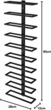 CARLA HOME Metal Wall Mount Wine Rack for Wine Bottles, Liquor, Champagne LSB-36098