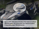 Windshield ventilation kit,Windscreen Windshields 2pcs Kit 2pcs Kit Utv Windshield Wind V1366-AZ2-W-18473
