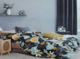 300TC Hana Flower Multi Reversible Cotton Floral Quilt Cover Set Double V442-ATX-QUILTCS-300TCHANAFLOWER-MULTI-DS