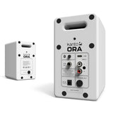 Kanto ORA4 140W Powered Reference Speakers with USB-C Input and Bluetooth - White, Pair V398-KO-ORA4MW-I