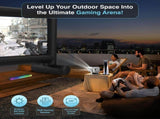 Laser Precision Outdoor Gaming Projector Bundle V1031-PJ-GBFH12-105