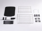 Dish Drying Rack Drainer Cup Plate Holder Cutlery Tray Kitchen Organiser V63-839321