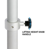 Table Pedestal Telescopic Furniture Leg 46-70cm Height Adjustable Easy Installation Detachable V985-RVTABLEPEDESTAL