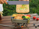 Stainless Steel Lunch Box With Bamboo Lid, Airtight Food Storage Container With Divider, Reusable V1237-ZY-807-032