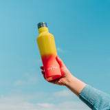 Lazy Dayz Spartan Drink Bottle 480ml - Yellow Peach Ombre V915-LD0105-YO