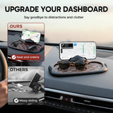 Mobile Phone Bracket Anti-Slip Mat, Multifunction Car Dashboard Mat with Temporary Parking Number, V1258-DP02-F-25
