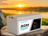 Safetex 12V 170Ah AGM Deep Cycle Lead BATTERY-AGM-S170