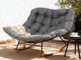 Gardeon Outdoor Rocking Chair Furniture Papasan Recliner Garden Patio Lounge Setting ODF-ROCK-ST-GE