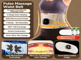 EMS Microcurrent Pulse Waist Massage Belt with Graphene Heating & Lumbar Support, Foldable & V1341-ZY-VP6ESSZV-A