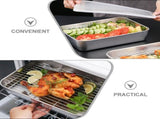 BBQ Grease Tray Storage Holder Set for Home Kitchen Use, and Easy to Clean V1369-AZ3-W-25375