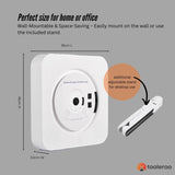 Tooleroo Wall Mountable CD Player Speaker - Bluetooth HiFi FM Radio White V238-SUPDZ-41113578569808