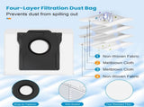 19 Pcs TriCut Brush Accessories Kit for Dreame X40 Ultra/X40 Master/L40 P10 Pro V1258-DP02-F-265
