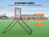 Baseball And Rebounder Net, 3 x 4.5 ft PitchBack Baseball Pitching Nest, 3-Way Baseball, V952-BQHDWDYXWGDJV7BWFV0