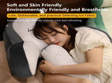 Reading Pillow for Kid Or Adult Large Back Pillow for Sitting Up in Bed Detachable Neck Roll with V1107-115-96620-GRY1