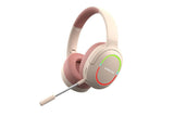 Wireless Gaming Headset Headphone with Microphone Volume - Pink V1263-JX-6269-1
