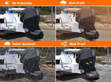 600D Oxford Cloth Outboard Motor Cover, Waterproof UV Resistant Boat Engine Protective Cover for V1188-MS-514-026