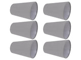 6 Pcs Cloth Lamp Shade Good Light Transmission E14 Candle Bulb Lamp Cover Classic Fabric Lampshade V1294-YM0718-3119220085211