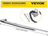 24 Inch Pipe Chain Wrench Heavy Duty 6.7 Inch Chain Wrench V952-YGQLTGZQ000000001V0