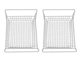 2pcs Freezer Baskets for Chest Freezer Household Wire Storage Basket Bins Organizer with High Low V1294-YM0710-3113230313011