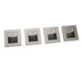 4pcs Motion Sensor Steps Intelligent Induction Embeddded Installation Bedroom Sensor Night V1294-YM0901-3114240038612